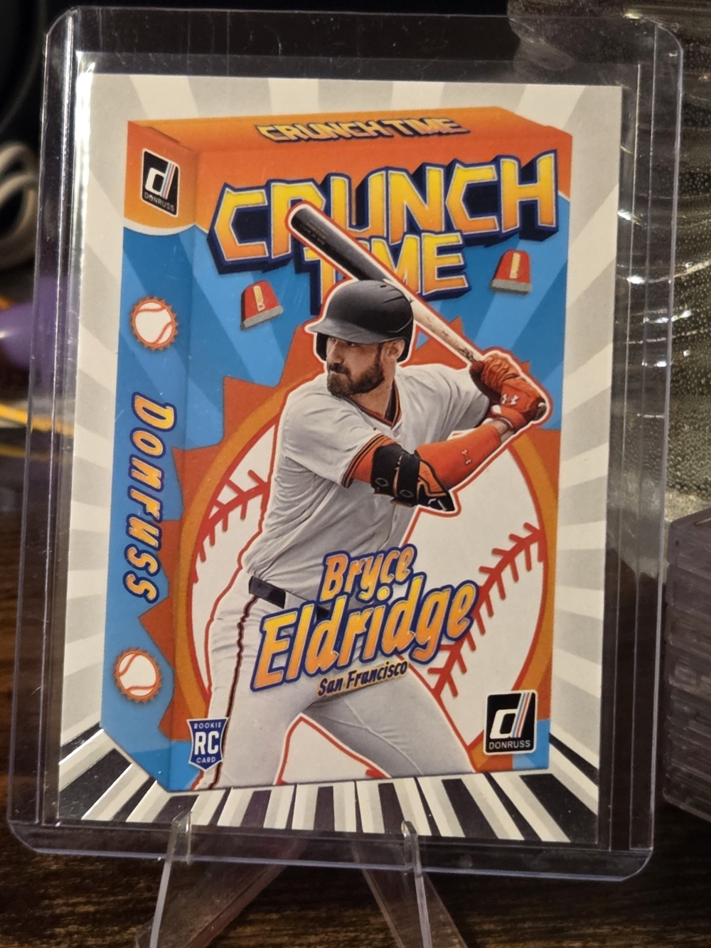 Russ Crunch Time Bryce Eldridge Card - Orange/Blue